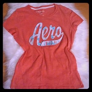 Aeropostle shirt, pink, LG., womens